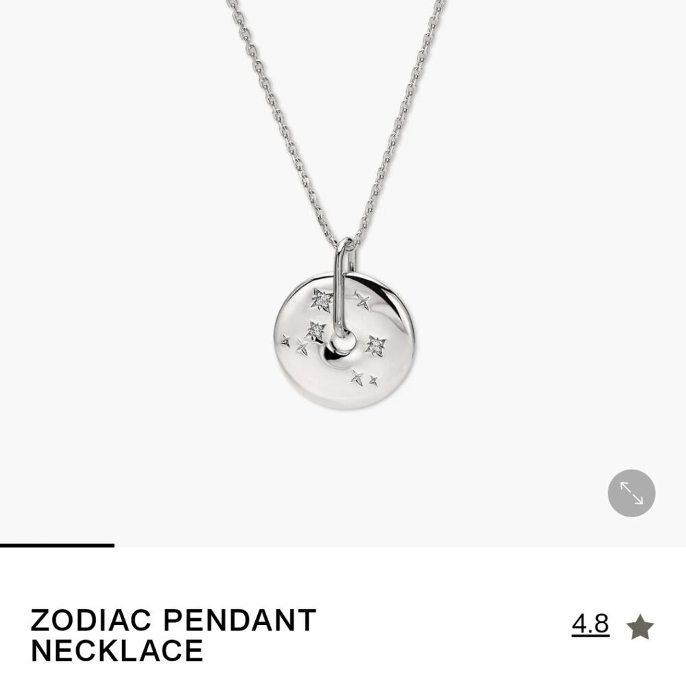Zodiac Pendant Necklace - Libra ♎️